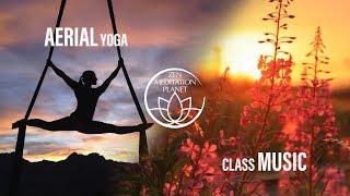 Aerial Yoga Class:  Training with Music, Home Exercises, Swing Hammock Fitness, Pilates