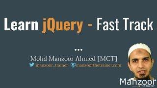 Learn JQuery - Fast Track Course