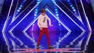 America's Got Talent 2017 Audition - Merrick Hanna 12 Year Old Tells Emotional Story Through Dance