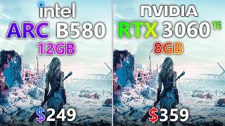 Intel ARC B580 vs RTX 3060 Ti - Test in 19 Games (1440P)