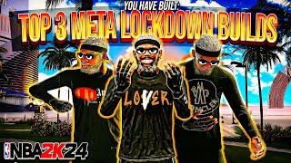 TOP 3 BEST LOCKDOWN BUILDS FOR BEGINNERS & WHY YOU SHOULD BE USING THEM NBA2K24! BEST BUILDS 2K24!