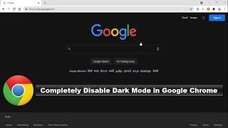 How to Forced Disable Dark Mode on Google Chrome Browser in Windows