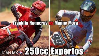 Franklin Nogueras vs Manny Mora vs Darnell Lantigua carrera de motocross en Jarabacoa