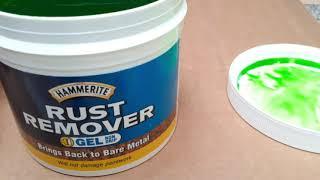 Hammerite rust remover gel, a review