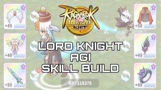 Ragnarok Labyrinth NFT - Lord Knight Agi Skill Build | Jeri Co. Gaming