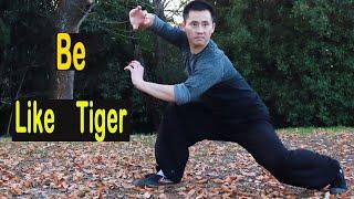 Shaolin Kung Fu Wushu Tiger Style Training - Powerful Tiger
