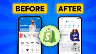 How to Make Your MOBILE Shopify Store Look Better (2025)