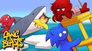 SHARK ATTACK! - Charmy & Crew Play Gang Beasts