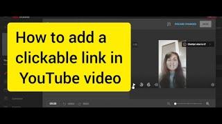 How to add a clickable link to your YouTube video 2023