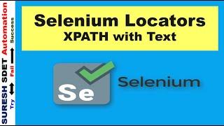 Selenium Locators | XPATH with Text Approach