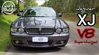 Jaguar XJ Supercharged V8: 400 cv com muito Luxo! VeiculARTE