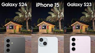 Samsung Galaxy S24 vs iPhone 15 vs Samsung Galaxy S23 Camera Test Comparison