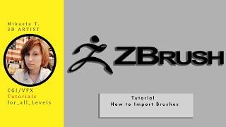 ZBrush Tutorial - How to load  Brushes Tutorial