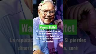 La importancia de la reputación : Warren Buffet #ingenioteka  #frases #warrenbuffet #reputación
