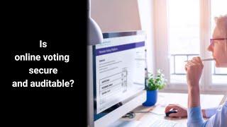 Is online voting secure and auditable?