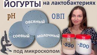 Исследую заквашенные продукты - под микроскопом, ОВП тестером, рН полосками.