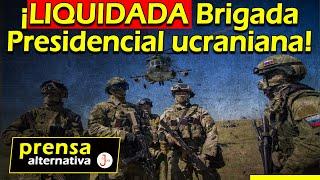 Fue "reducida a cero" por los combatientes rusos del grupo "Occidente"!