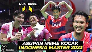 Istora Tak Kuat Tahan Tawa..!! Deretan Kelakuan Kocak Lucu dan Bikin Ngakak Indonesia Masters 2023