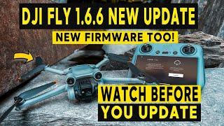 DJI FLY 1.6.6 NEW UPDATE | DJI Mini 3 Pro