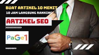 Cara Membuat Artikel SEO Cepat Dengan AI ChatGPT (PAGE 1 GOOGLE)