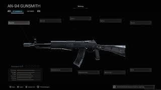 Call of Duty Modern Warfare: All Attachments For AN-94 in Gunsmith (No Commentary)