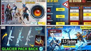  BGMI Glacier Pack Return ! Free Upgraded Gun | 5X Uc Up Event Release Date | Bgmi New Mythic Forge