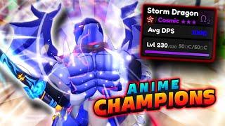 Obtaining the *NEWEST* OVERPOWERED COSMIC! (Anime Champions Simulator)