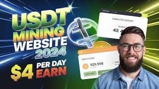 New Usdt Earning Site | Usdt Mining Site 2024  | Best Usdt Investment site | New Usdt Site 2024