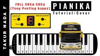 Takur Nada F - Joget di Pinggir Jalan Full • Pianika Tutorial