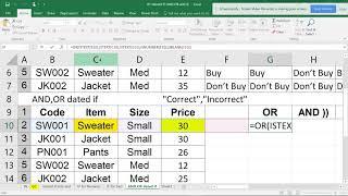 Formulas:OR & AND Functions with IF Eng- Part 2