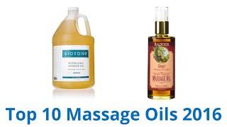10 Best Massage Oils 2016