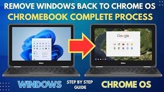 How To REMOVE Windows and Restore Your Chromebook OS | Chromebook Dell 11 3180 | Complete Guide 2024