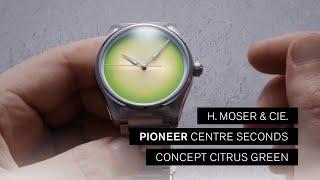 Review by Andrew Morgan // Pioneer Centre Seconds Concept Citrus Green - H. Moser & Cie.