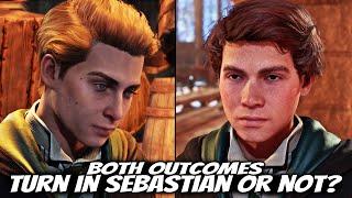 Turn In Sebastian Sallow or Not? And talk after ending | BOTH OUTCOMES - Hogwarts Legacy