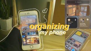 organizing+cleaning my phone(iphone 6s) || cloudrts