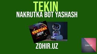 Tekin Nakrutka bot yasash