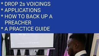 How to Play/Apply Drop 2 Voicings and a Practice Guide on Key "F"   