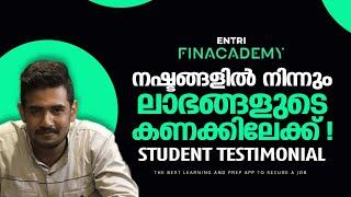 Student Testimonial | Entri Finacademy