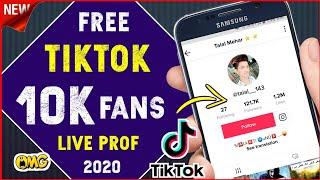 Get 10k Real TikTok Fans Just One Click | Free Tiktok Fans