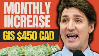 GIS Increase Update! $450 CAD Extra In Your Monthly Payments For Canada seniors Announced By Trudeau