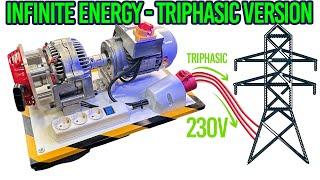 Triphasic Infinite Energy Generator 10Kw 230V - Liberty Engine 1.1