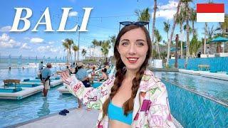 Visiting BIGGEST BEACH CLUB IN ASIA ​ Would you come? Bali vlog