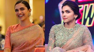 Deepika padukon inspire blouse latest bridal banarsi saree high neck blouse making