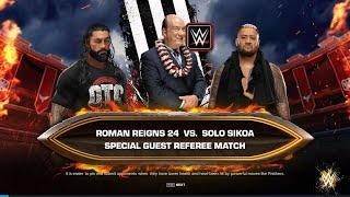 WWE 2K24 -Roman Reigns vs Solo Sikoa ll Who is next Tribal Chief- Live Gameplay