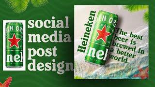 social media post design in photoshop | Social Media Post Design |Product manipulation in Photoshop