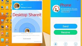 How to use Shareit In Computer & Phone to Transfer Data files