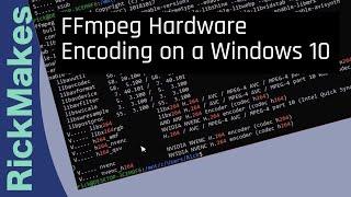 FFmpeg Hardware Encoding on a Windows 10