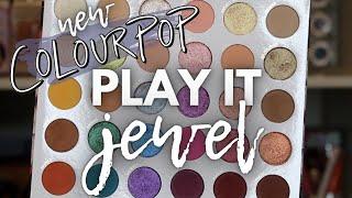 NEW ColourPop Play It Jewel MEGA Palette + Party Proof Primers | Swatches, Comparisons + Review