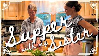 LET'S COOK | Supper with my SISTER using Farmer's Market BOUNTY