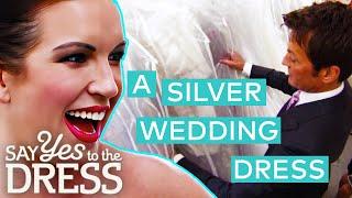 Unlimited Budget Sends Randy On A CRAZY Search For A Silver Wedding Dress | Say Yes To The Dress